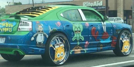 Dodge Charger SpongeBob